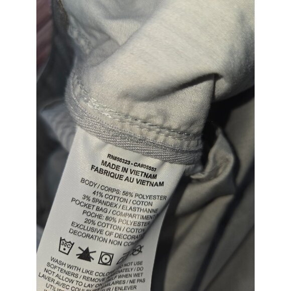 Nike Mens Dri-Fit Striped Pants 38X30 Gray & White - Picture 5 of 9